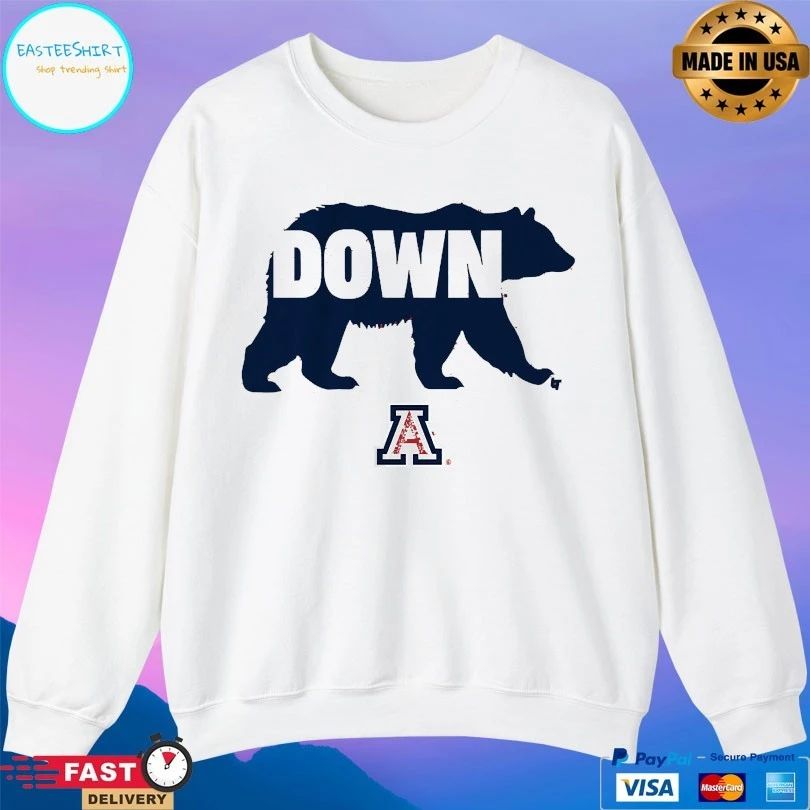 Arizona Wildcats Bear Down Symbol T-shirts