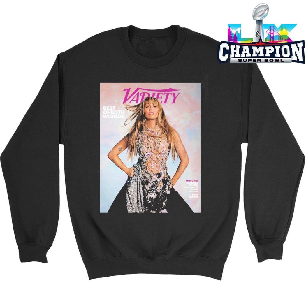 Miley Cyrus Graces The Cover Of Variety Magazine Best Of Both Worlds Celebrates The 20th Anniversary Of Hannah Montana Shirt