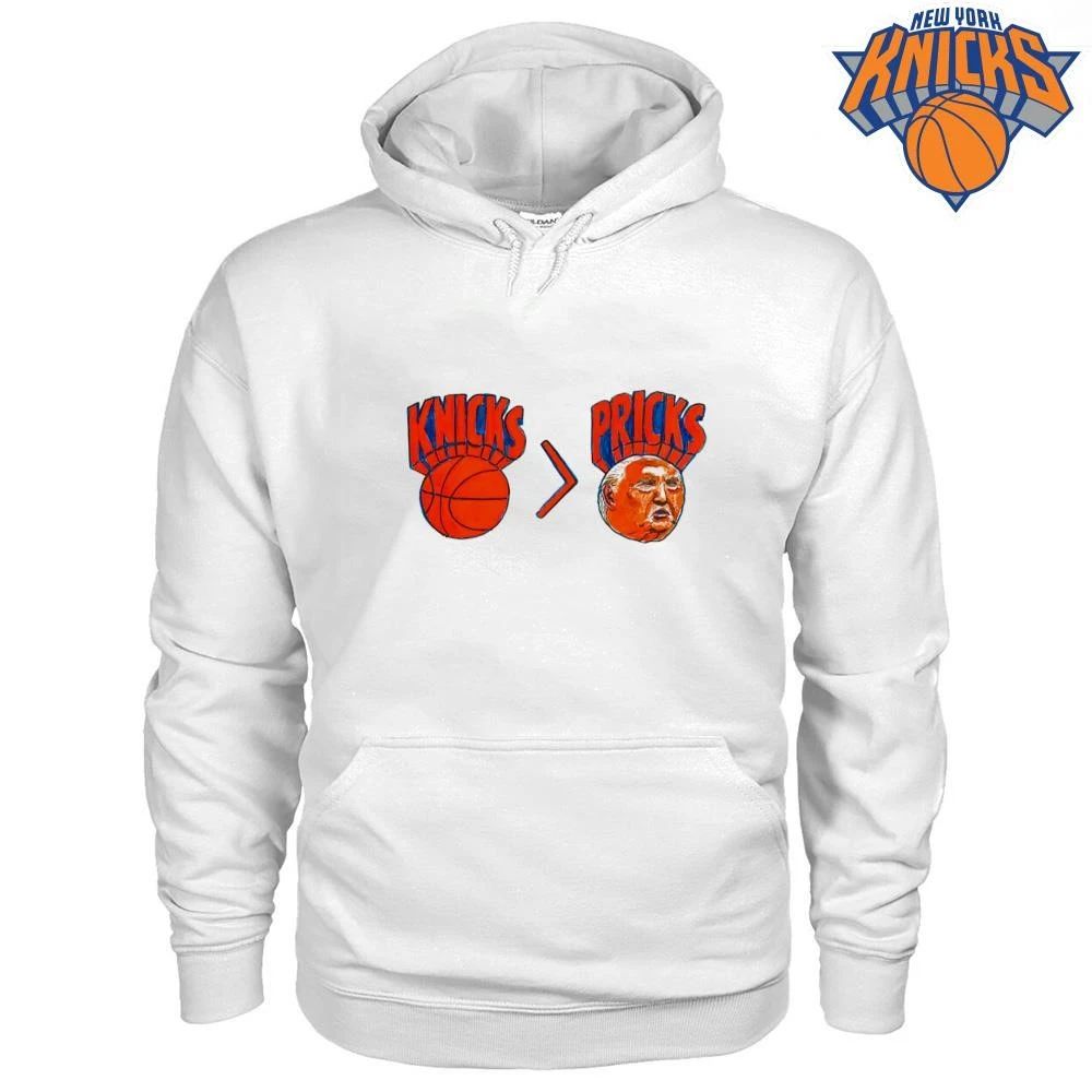 New York Knicks Greater Than Pricks Donald Trump Basketball Graphic Anti Trump NBA Finals 2026 Shirt