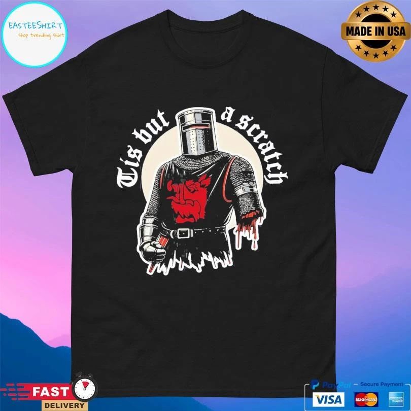 Tis But A Scratch Black Knight T-shirts