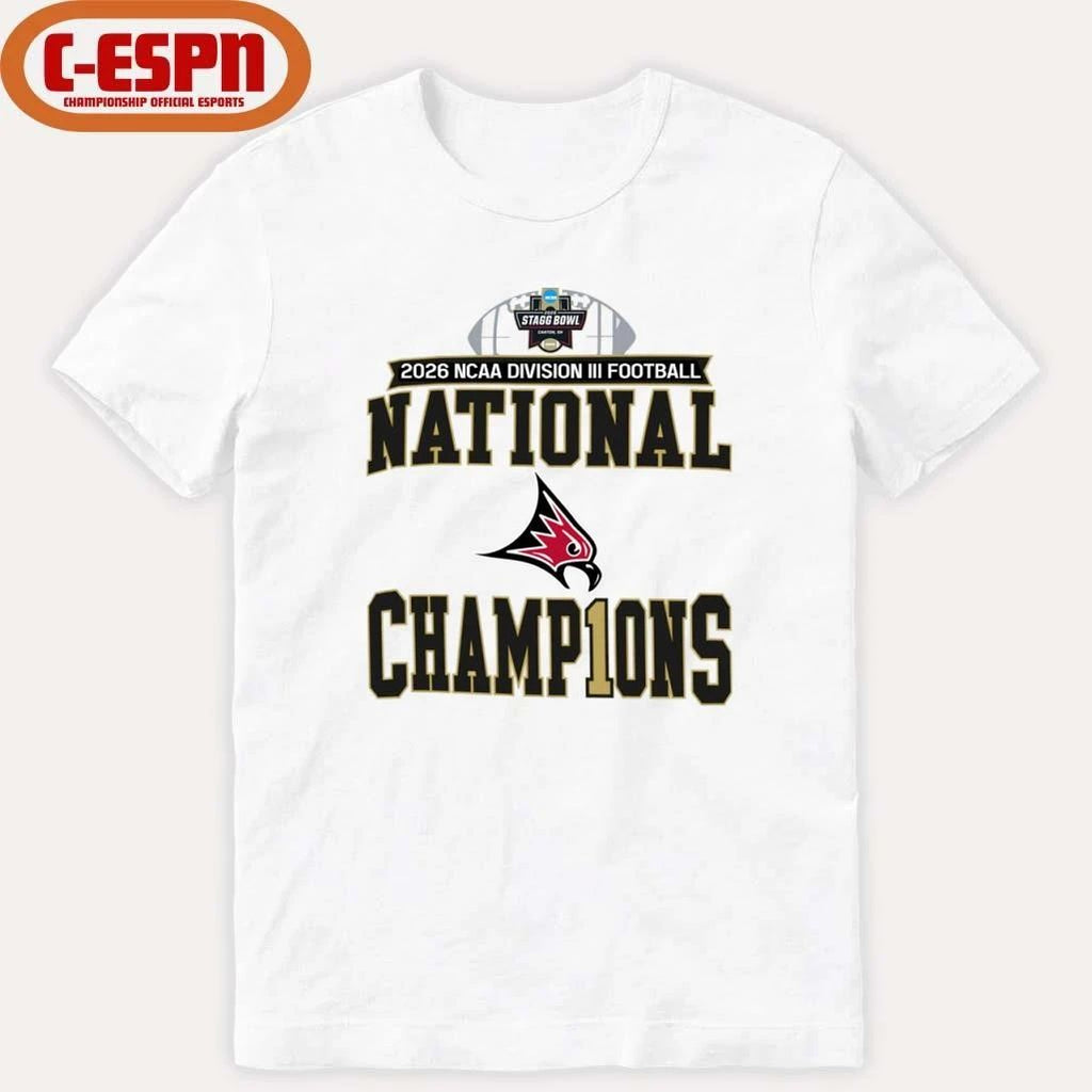 UW-River Falls 2026 NCAA DIII Football National Champions Locker Room T-Shirt