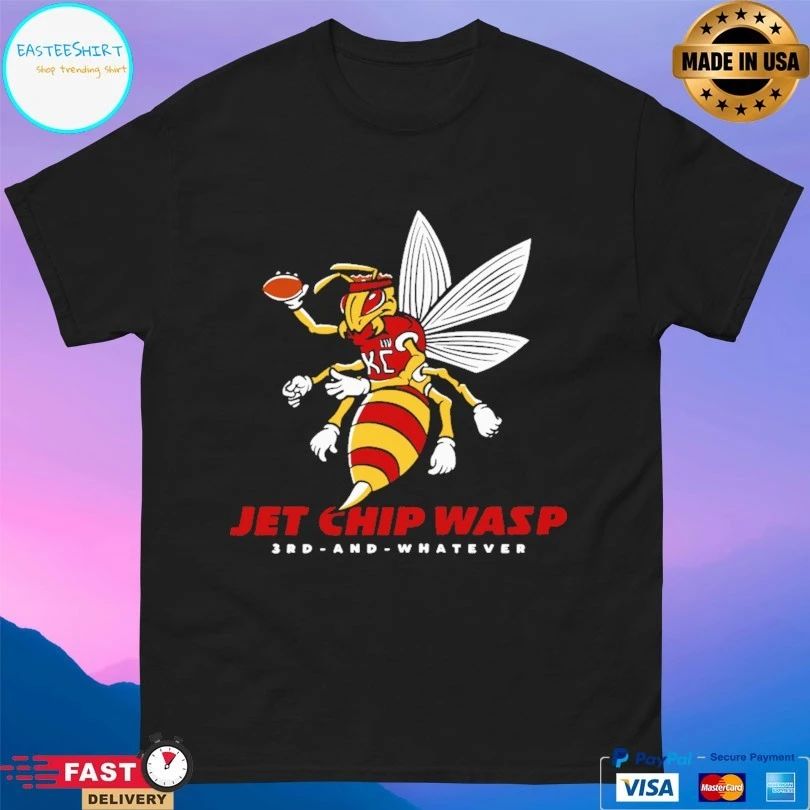 Jet Chip Wasp 3rd And Whatever Bee Kansas City Chiefs T-shirt