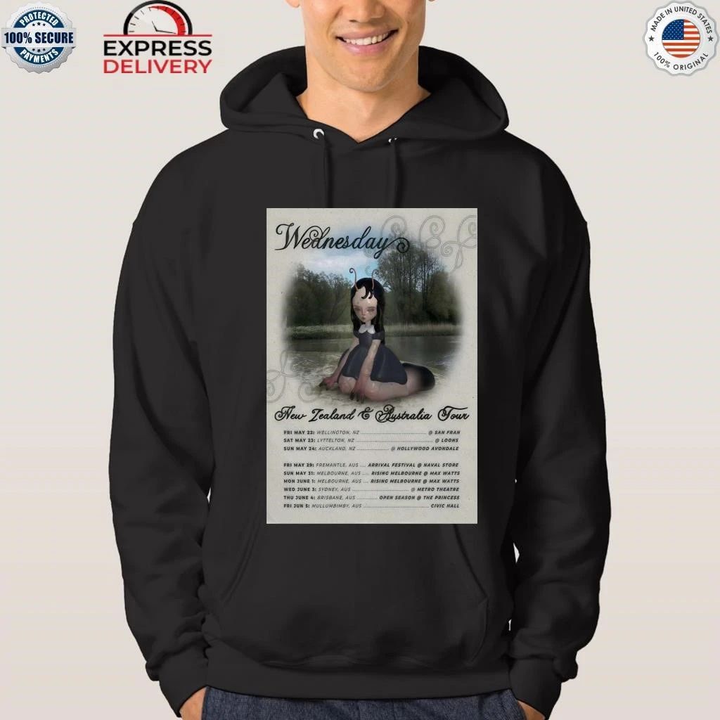 Wednesday NZ And AUS Tour 2026 Shirt