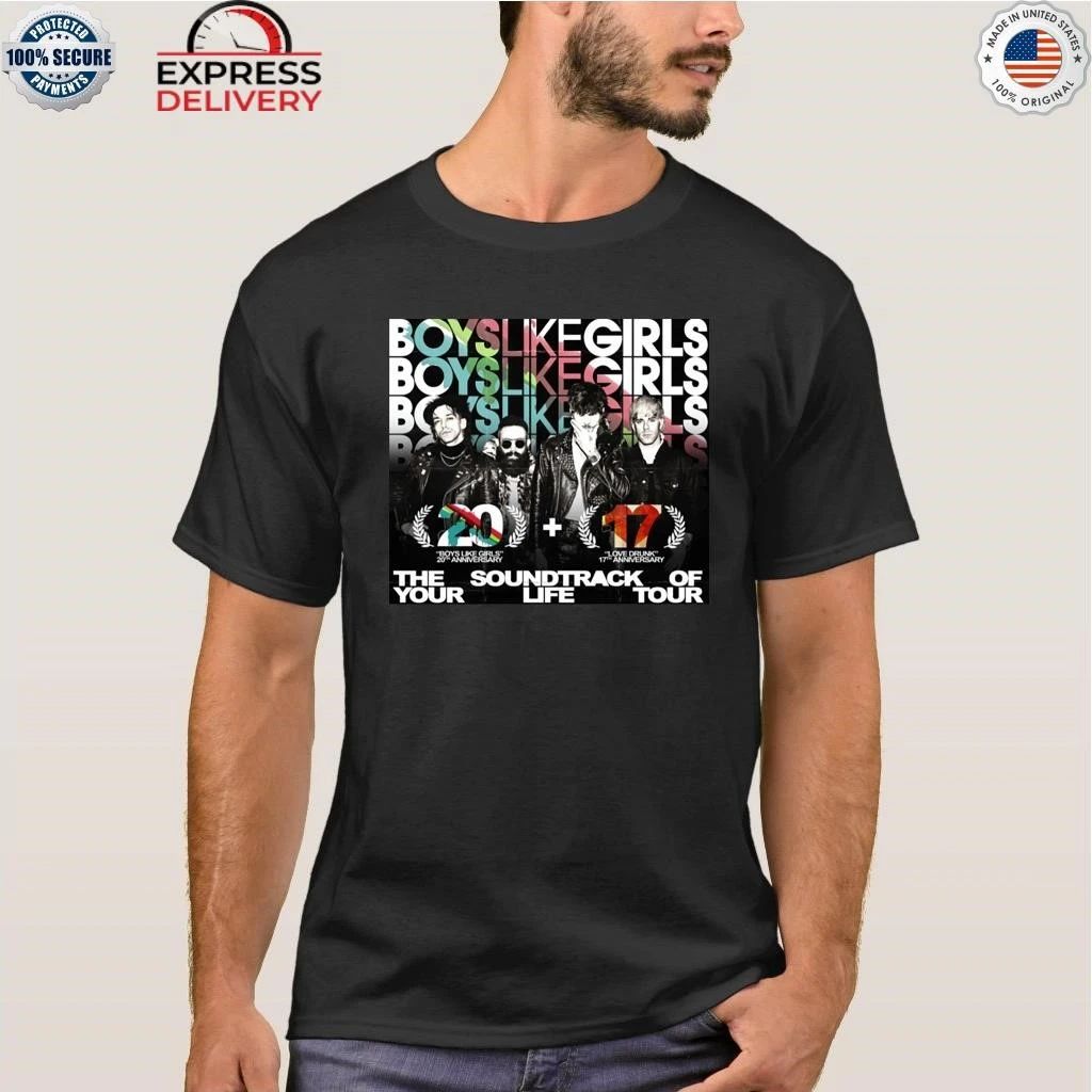 Boys Like Girls The Soundtrack Of Your Life Tour 2026 Cities List Kicks Off In Salt Lake City UT On March 20 2026 Shirt