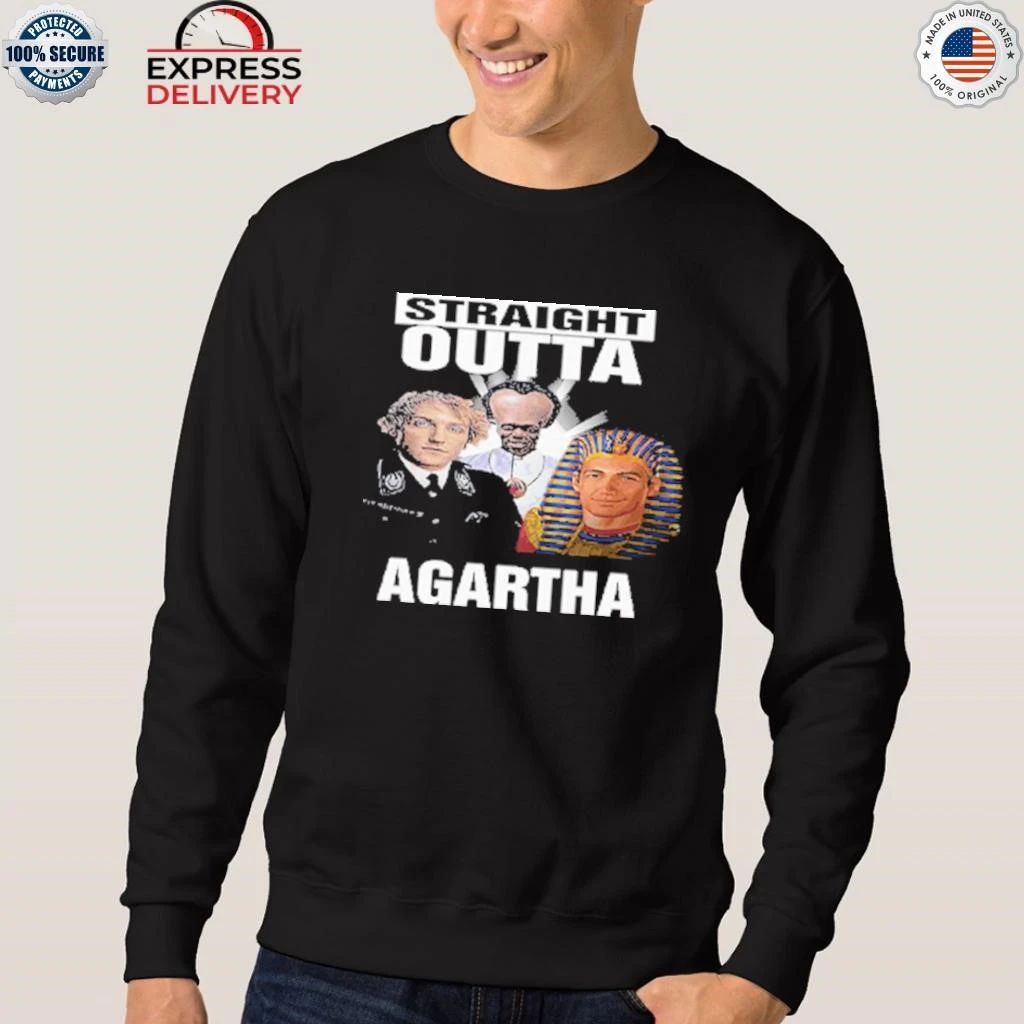 Straight Outta Agartha History Conspiracy Ancient Civilization Parody Shirt