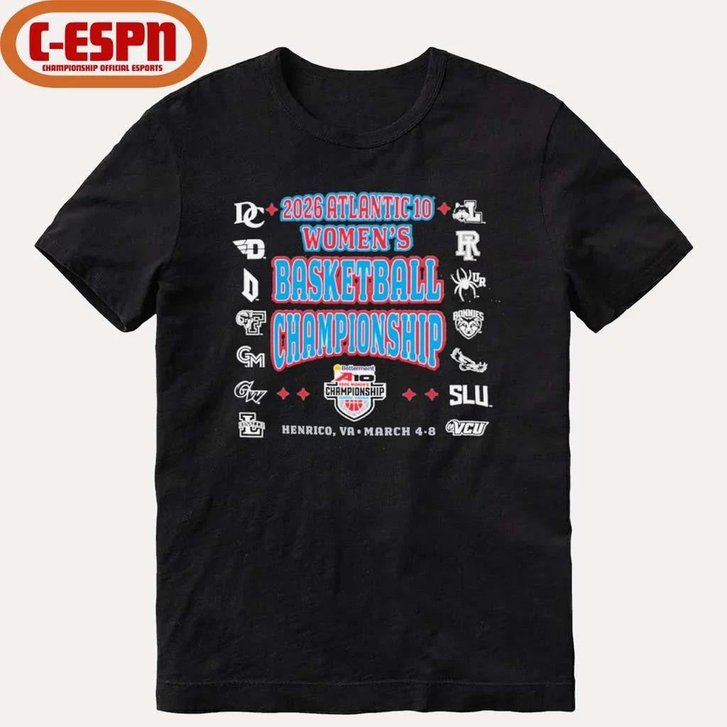 2026 A-10 Women’s Basketball Championship T-Shirt