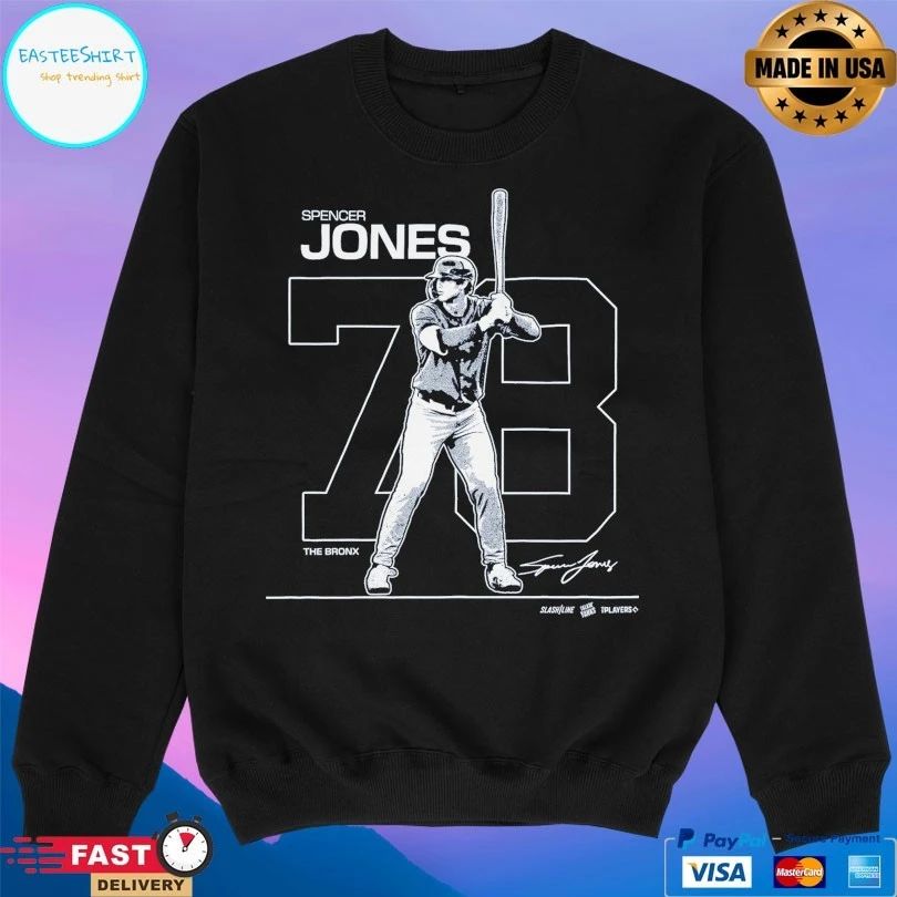 Spencer Jones Debut #78 The Bronx Signature T-shirt
