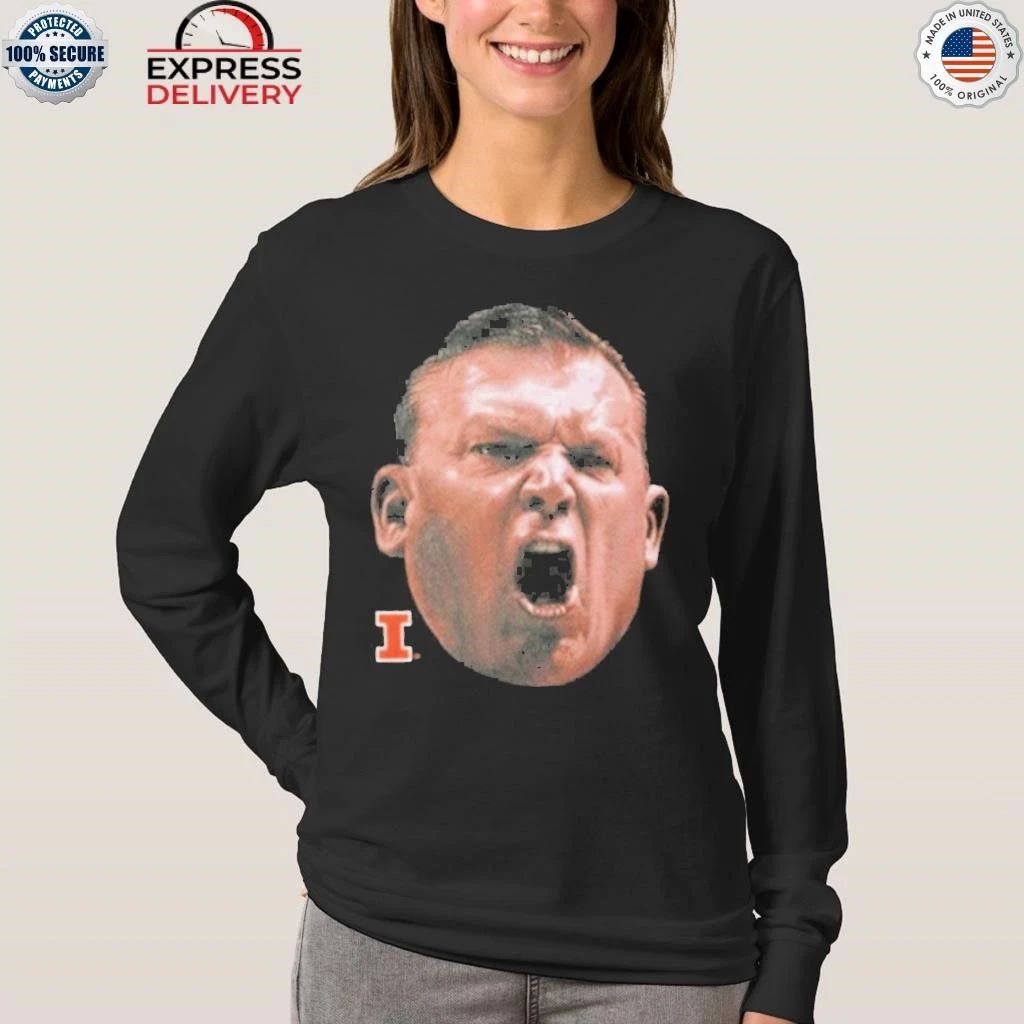 Illinois Bret Bielema Big Face Shirt