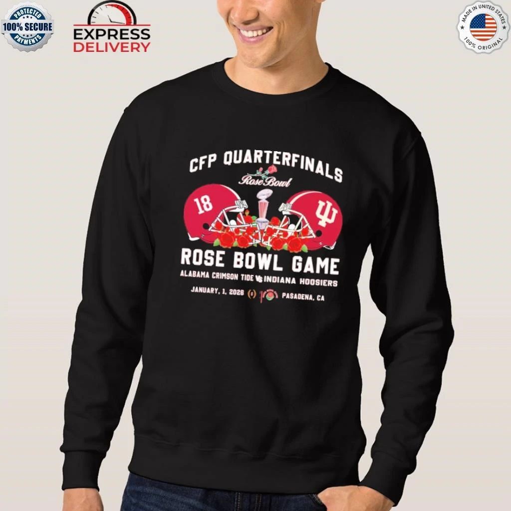 Cfp Quarterfinals Alabama Vs Hoosiers Rose Bowl Game 2026 Shirt
