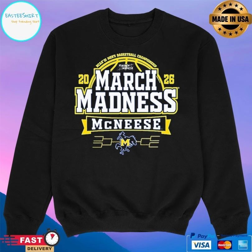 McNeese State Cowboys Men’s Basketball March Madness 2026 T-shirts