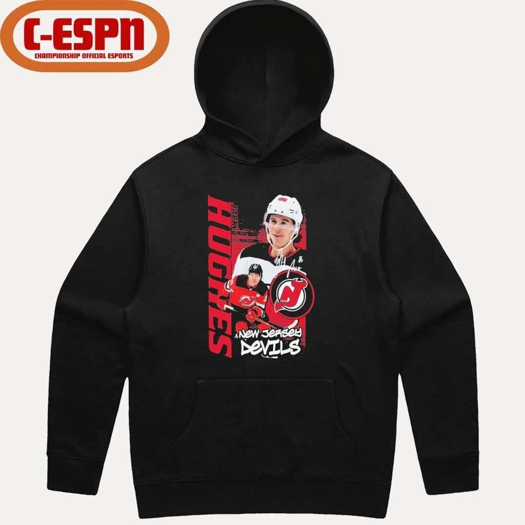 Jack Hughes New Jersey Devils Vintage Playmaker T-Shirt