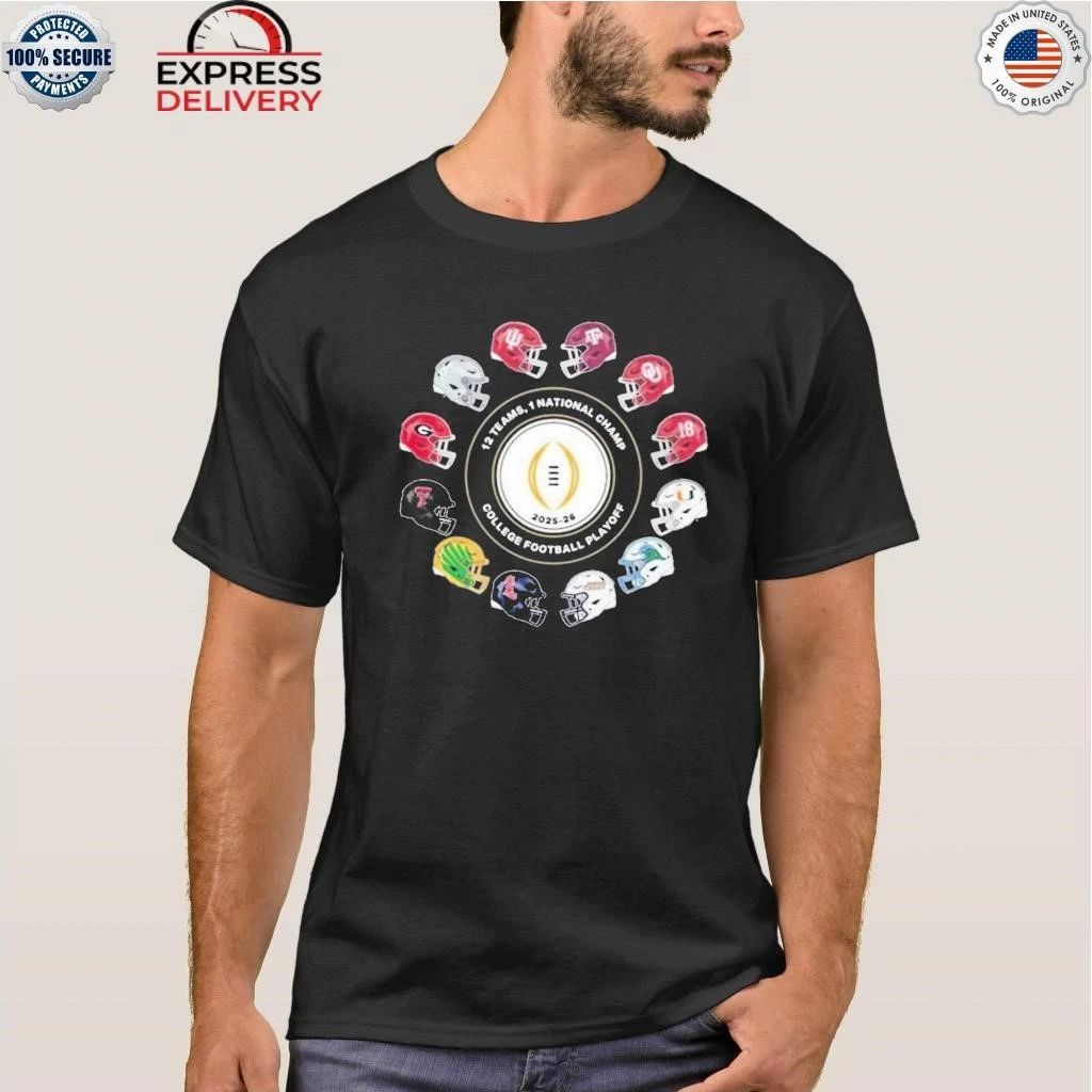 Jack Settleman 2026 12 Teams Playoff 1 National Champ College Football Playoff Shirt