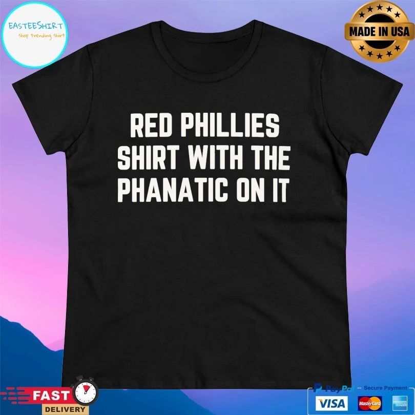 Red Phillies T-shirts With The Phanatic On It T-shirts