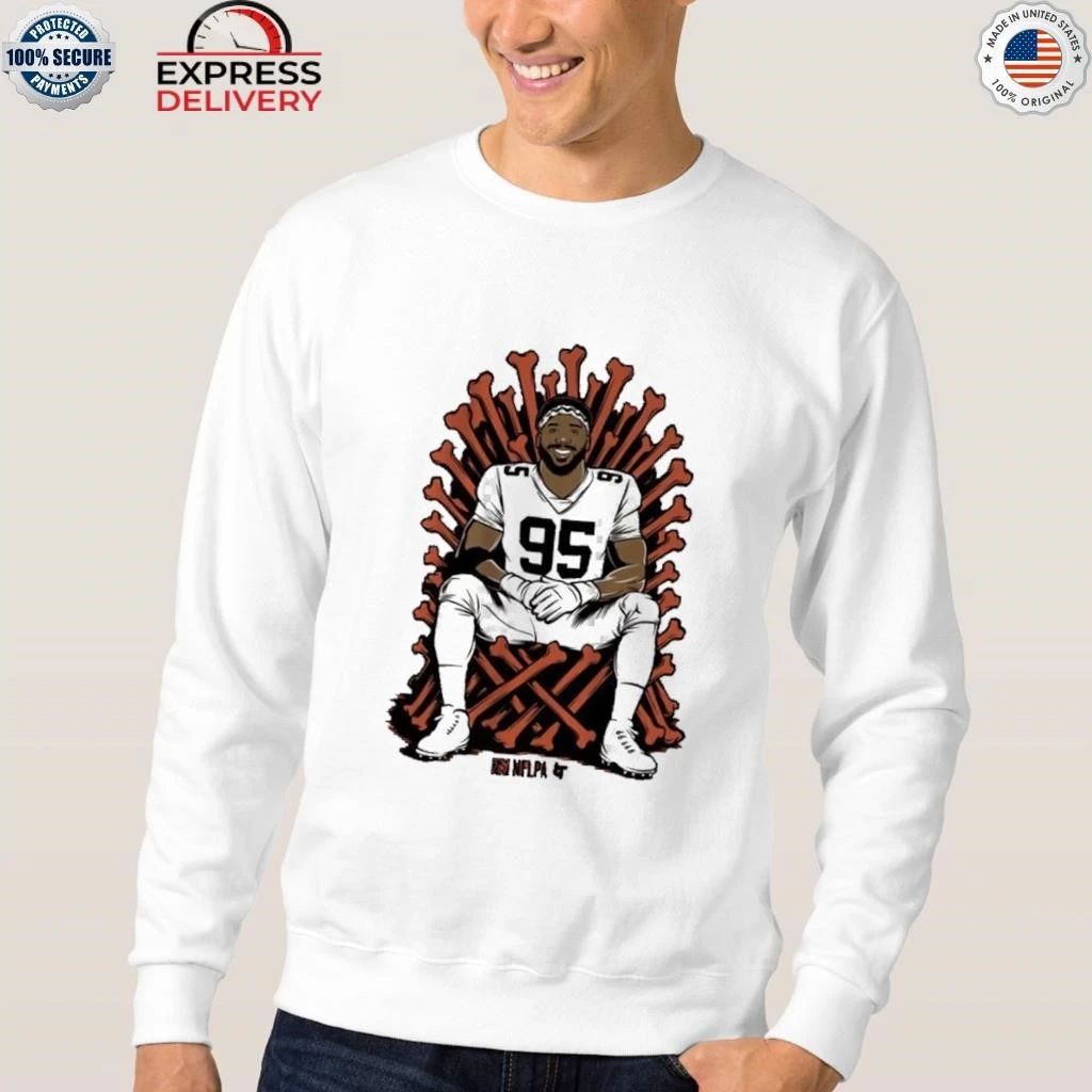 Myles Garrett Single-Season Sack King Wholesale Only Version Shirt