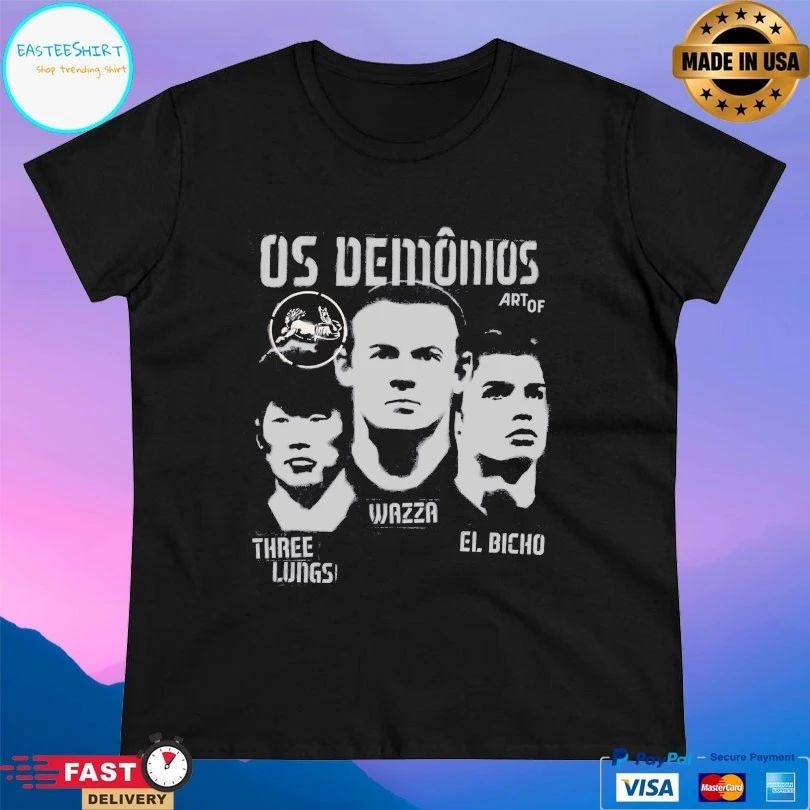 United Os Demônios Art Of Three Lungs Wazza El Bicho T-shirt