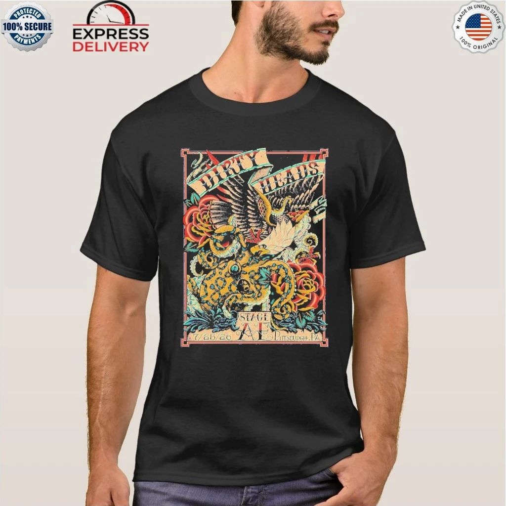 Dirty Heads Pittsburgh PA 2026 Event Poster At Stage AE On July 25 2026 Shirt