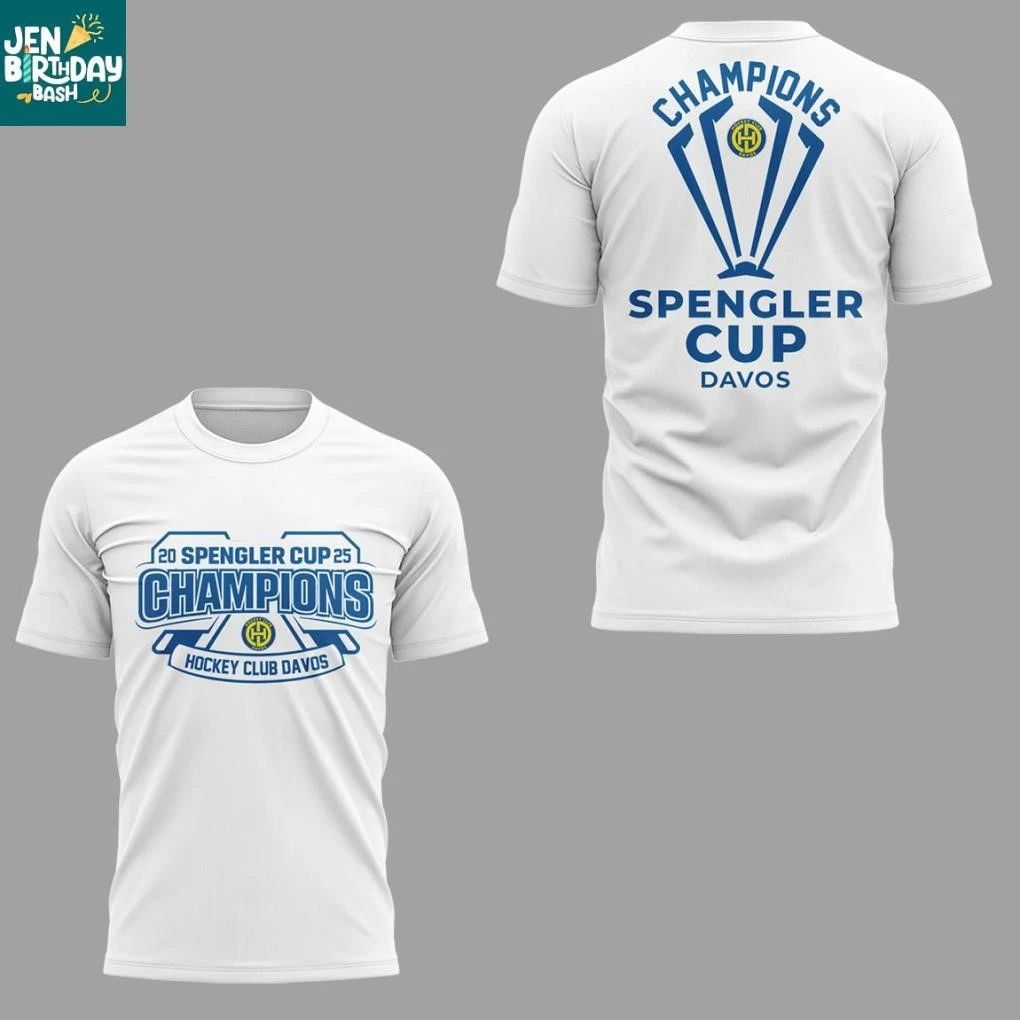Davos Hockey Club 2025 Spengler Champions Cup Shirt