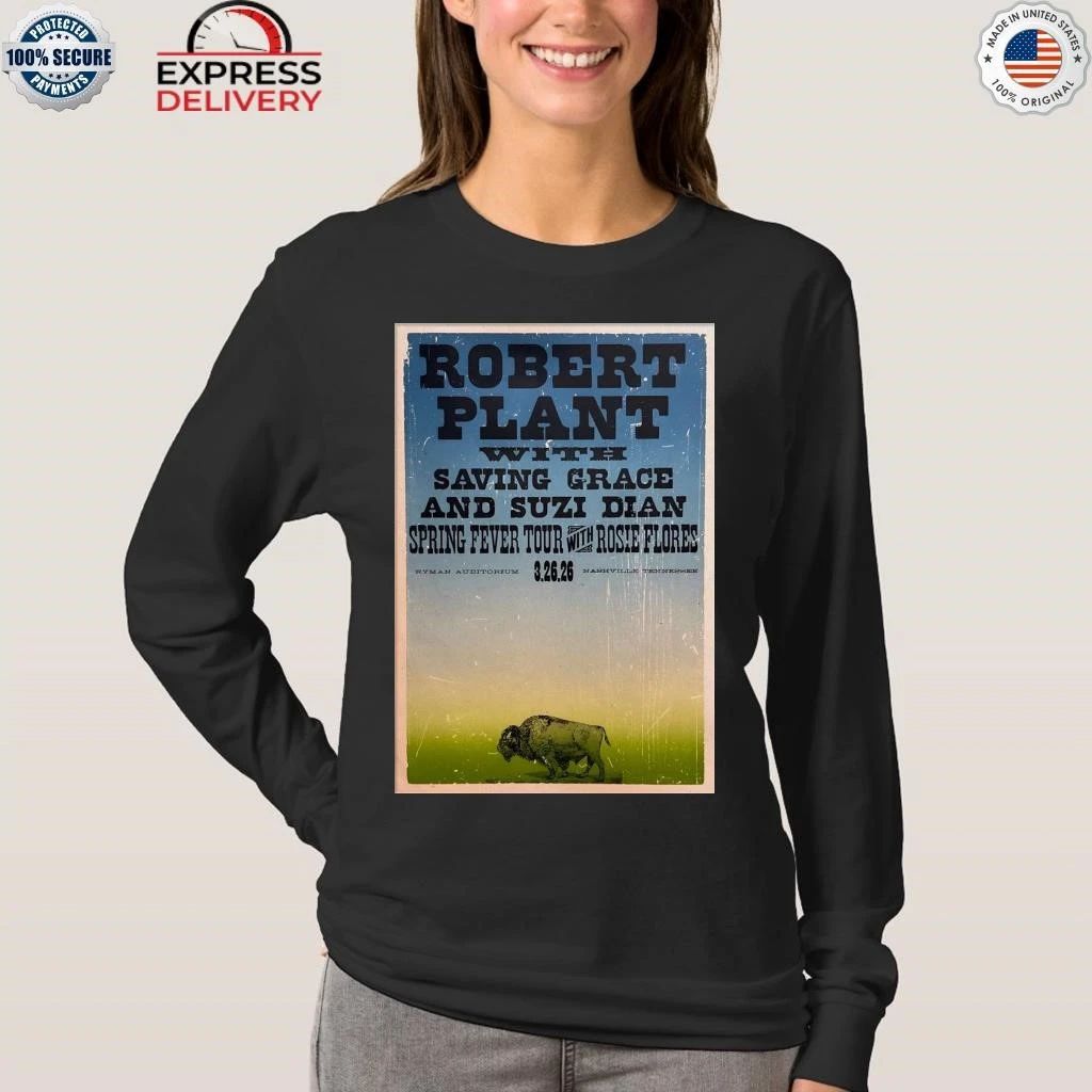 Robert Plant 3 26 2026 Nashville, TN Shirt