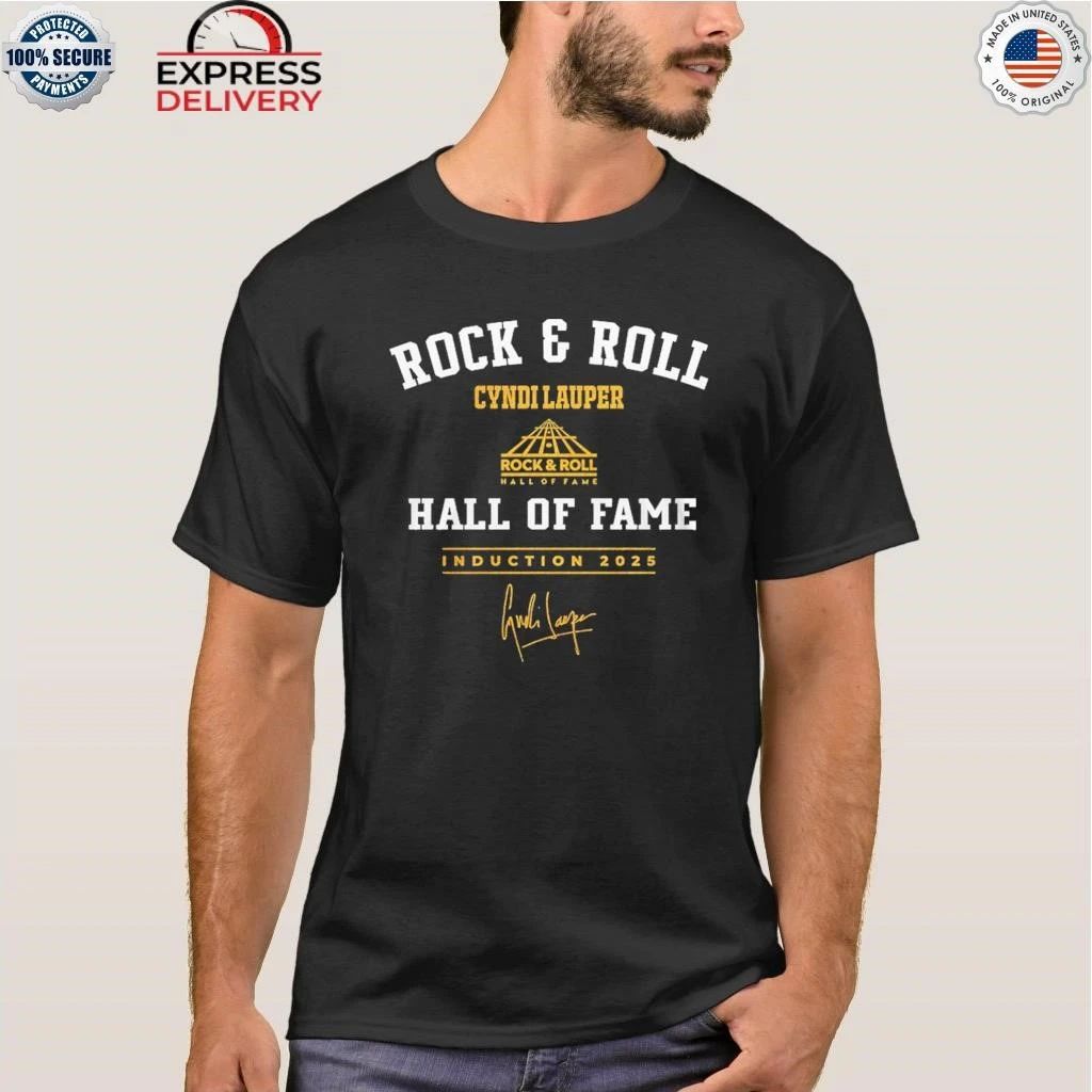 Cyndi Lauper Rock & Roll Hall of Fame 2025 Shirt