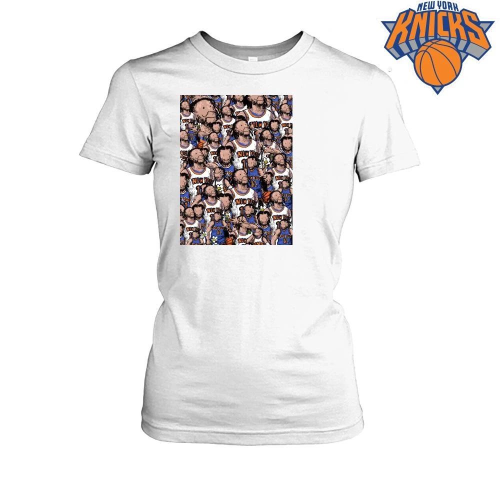 New York Knicks Slam Dunk Cartoon Character Vintage Basketball Graphic NBA Finals 2026 Shirt