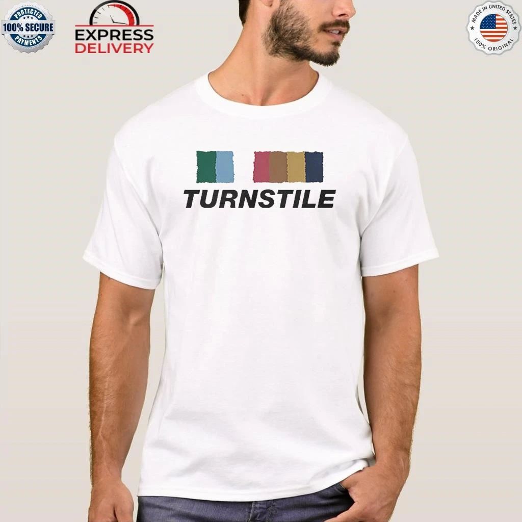 Turnstile Band Color Wall Sept 2025 Tour Shirt