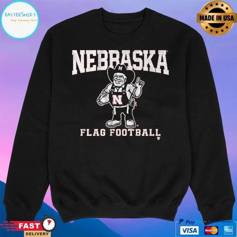 Nebraska Cornhuskers Flag Football T-shirts