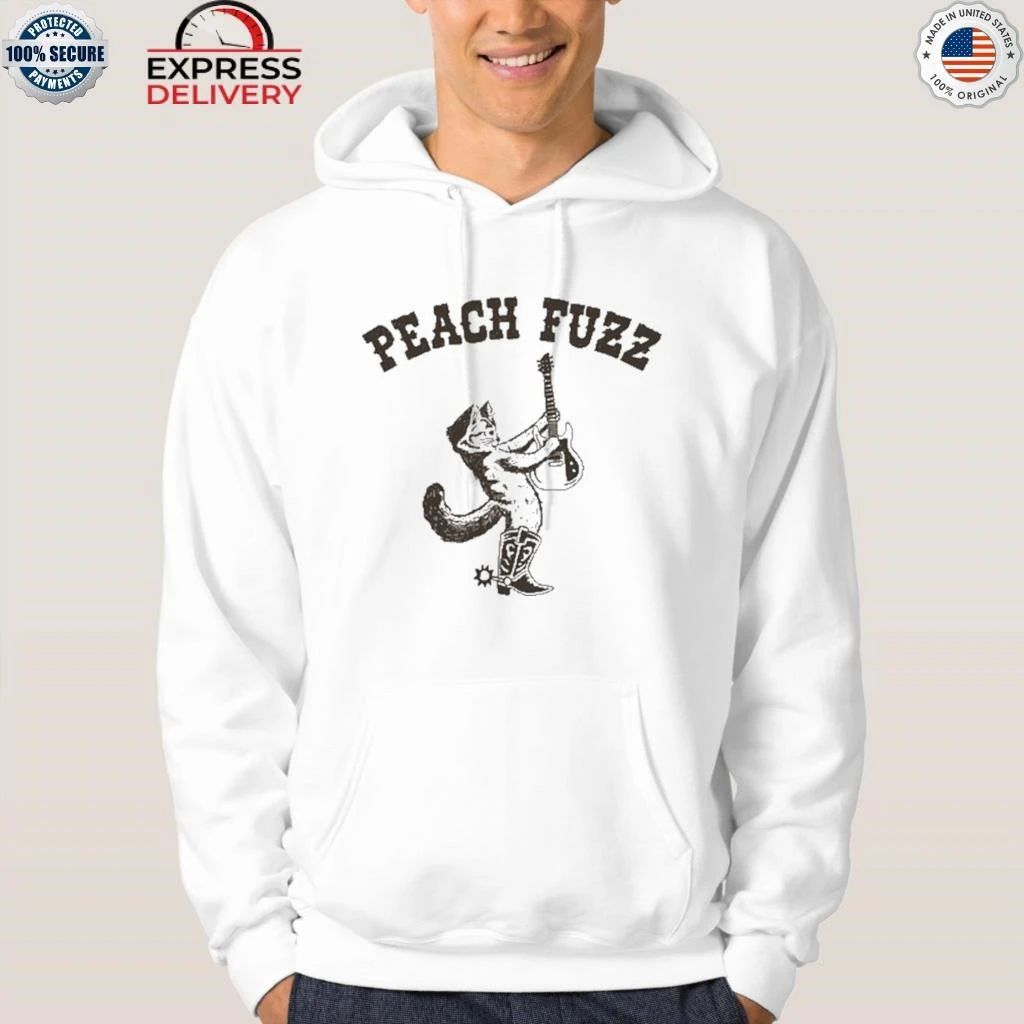 Peach Fuzz Cowboy Cat Shirt