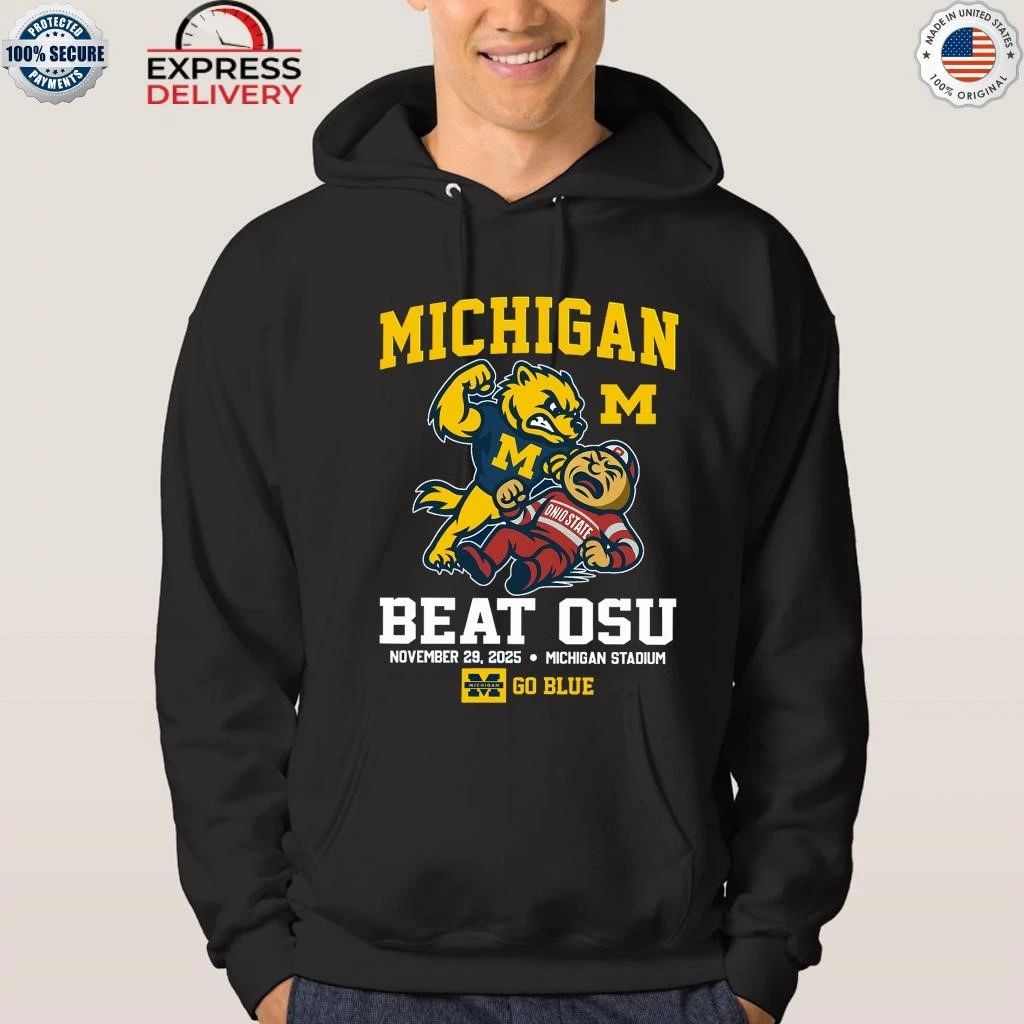 Michigan Beat Osu Go Blue Shirt