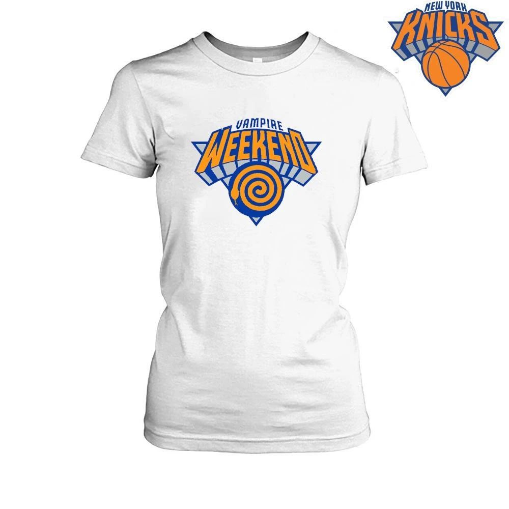 New York Knicks Champions NBA 2026 Vampire Weekend Style Logo Snake Basketball Shirt