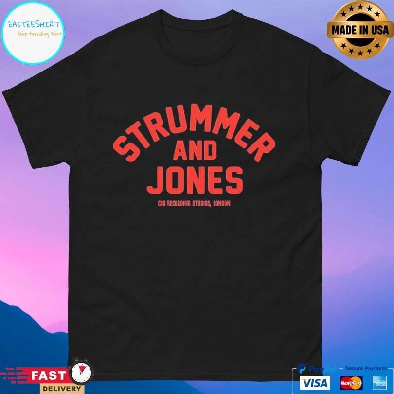 Strummer And Jones Cbs Recording Studios London T-shirts