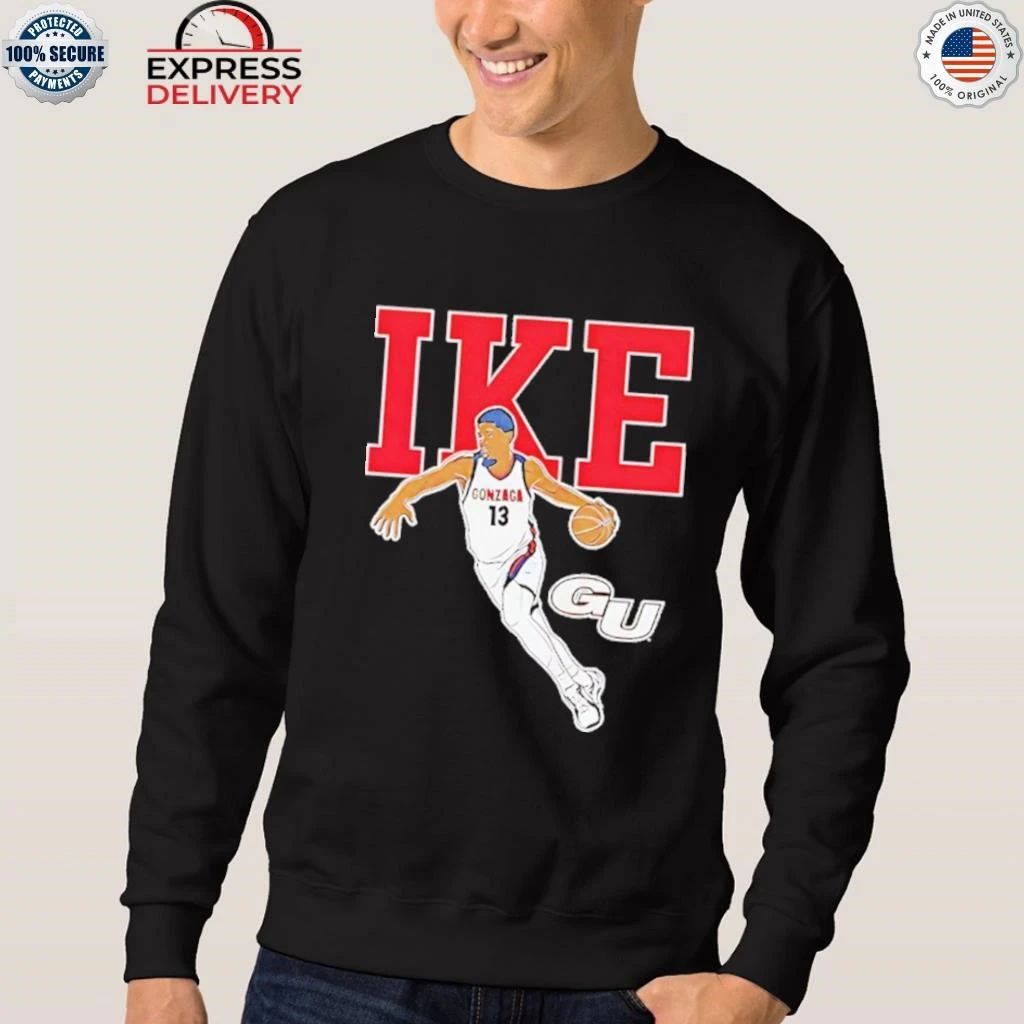 Gonzaga Basketball Graham Ike Name Pose Shirt