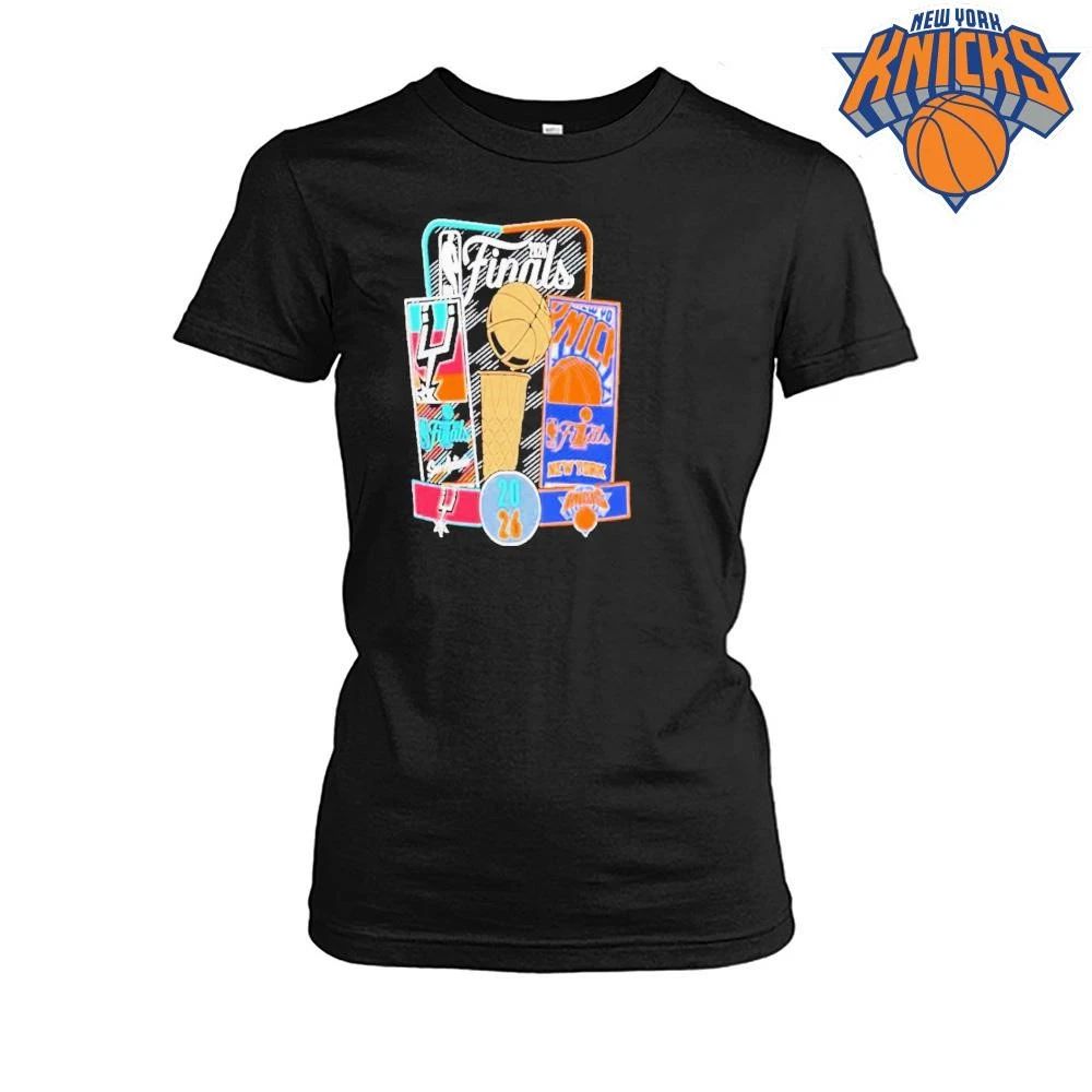 San Antonio Spurs Vs New York Knicks 2026 Nba Finals Ticket Matchup Shirt