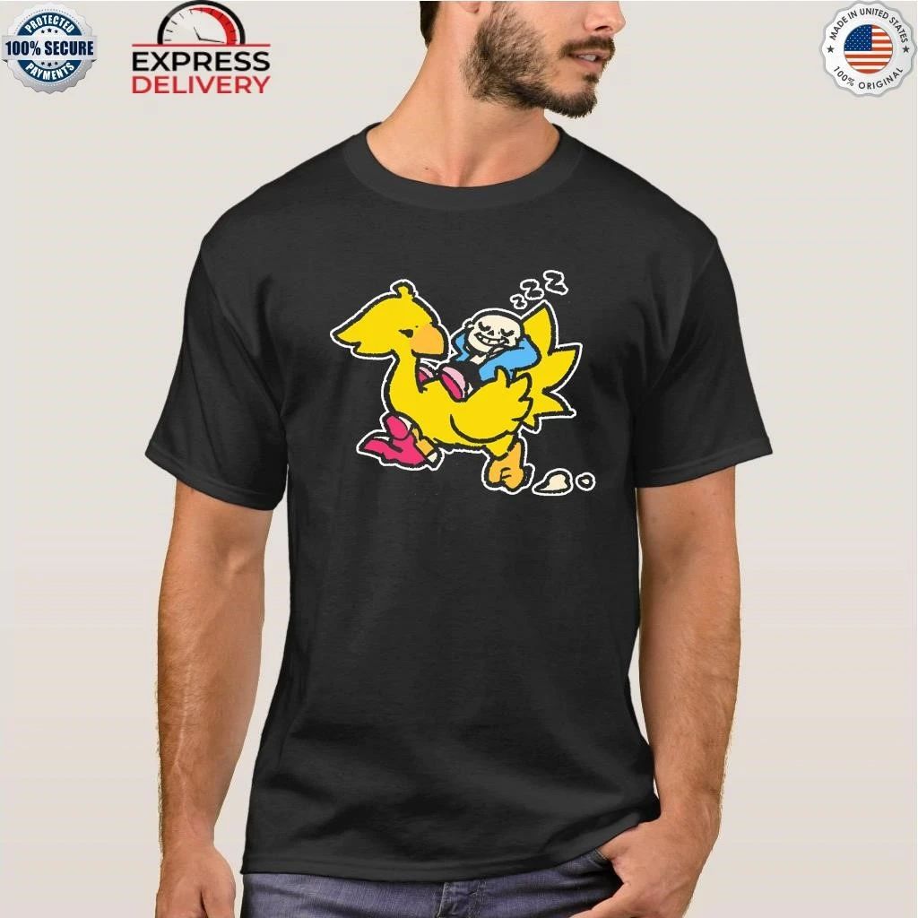 Undertale x Square Enix Sans and Chocobo Shirt