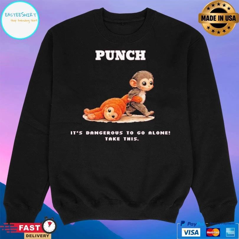 Monkey Punch It’s Dangerous To Go Alone Take This 2026 T-shirts