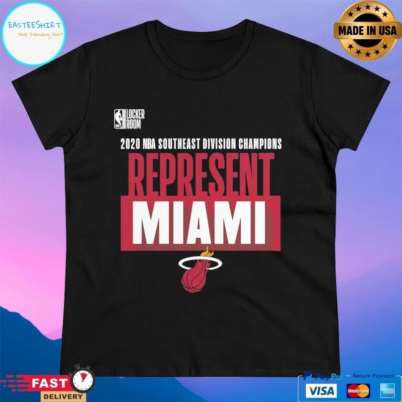 Locker Room 2020 Nba Southeast Division Champions Represent Miami Heat T-shirt