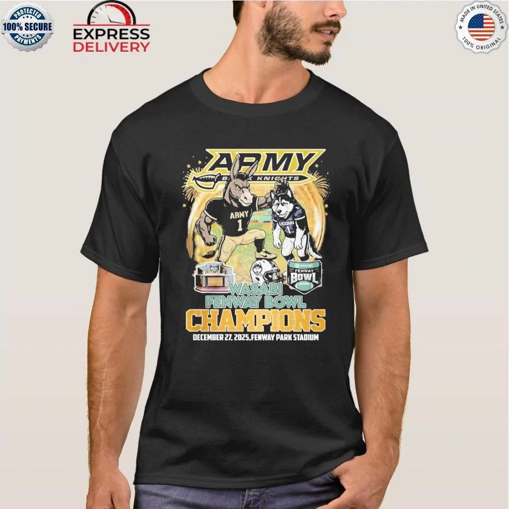 Army Black Knights Wasabi Fenway Bowl Champs 2025 Shirt