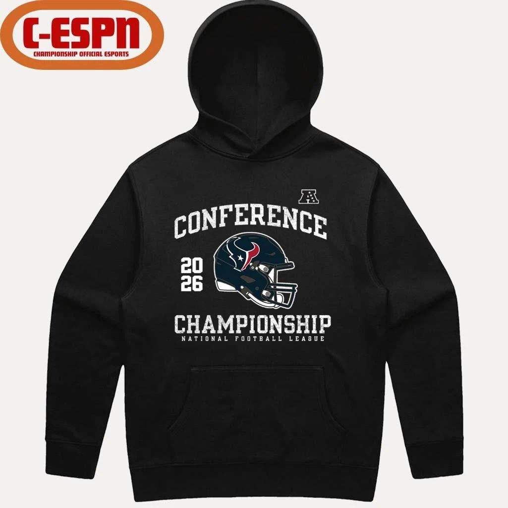 Houston Texans 2026 AFC Conference Championship Helmet T-Shirt