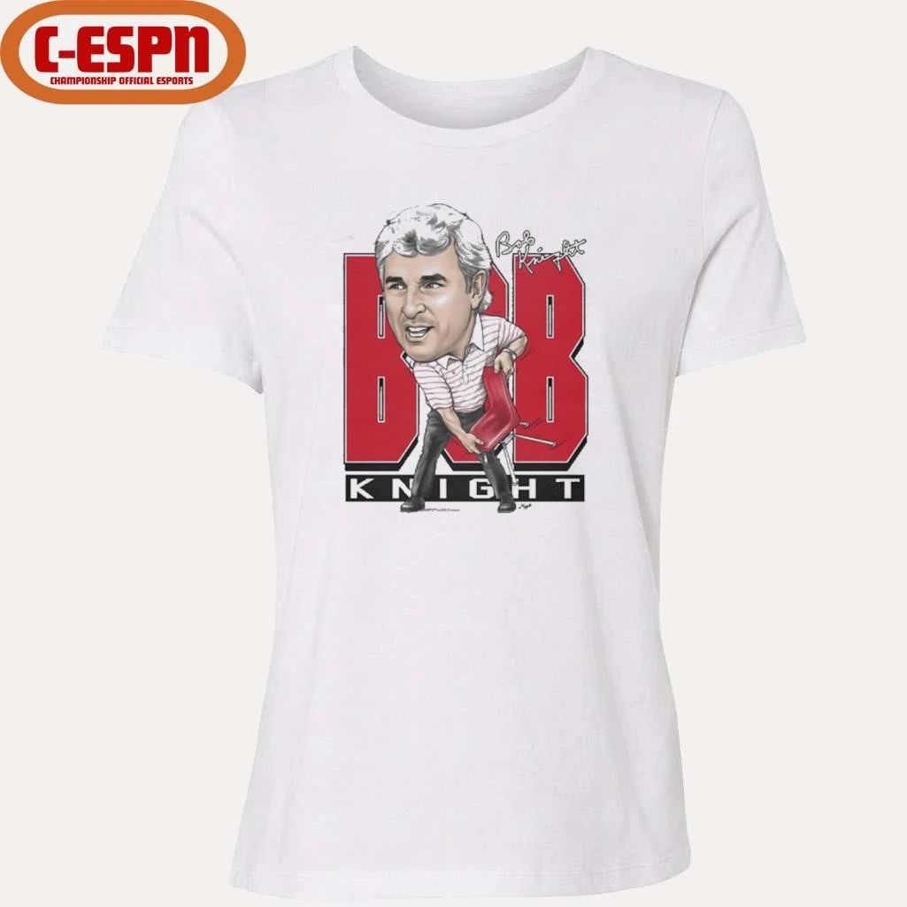 Bob Knight Chair Throw Caricature T-Shirt