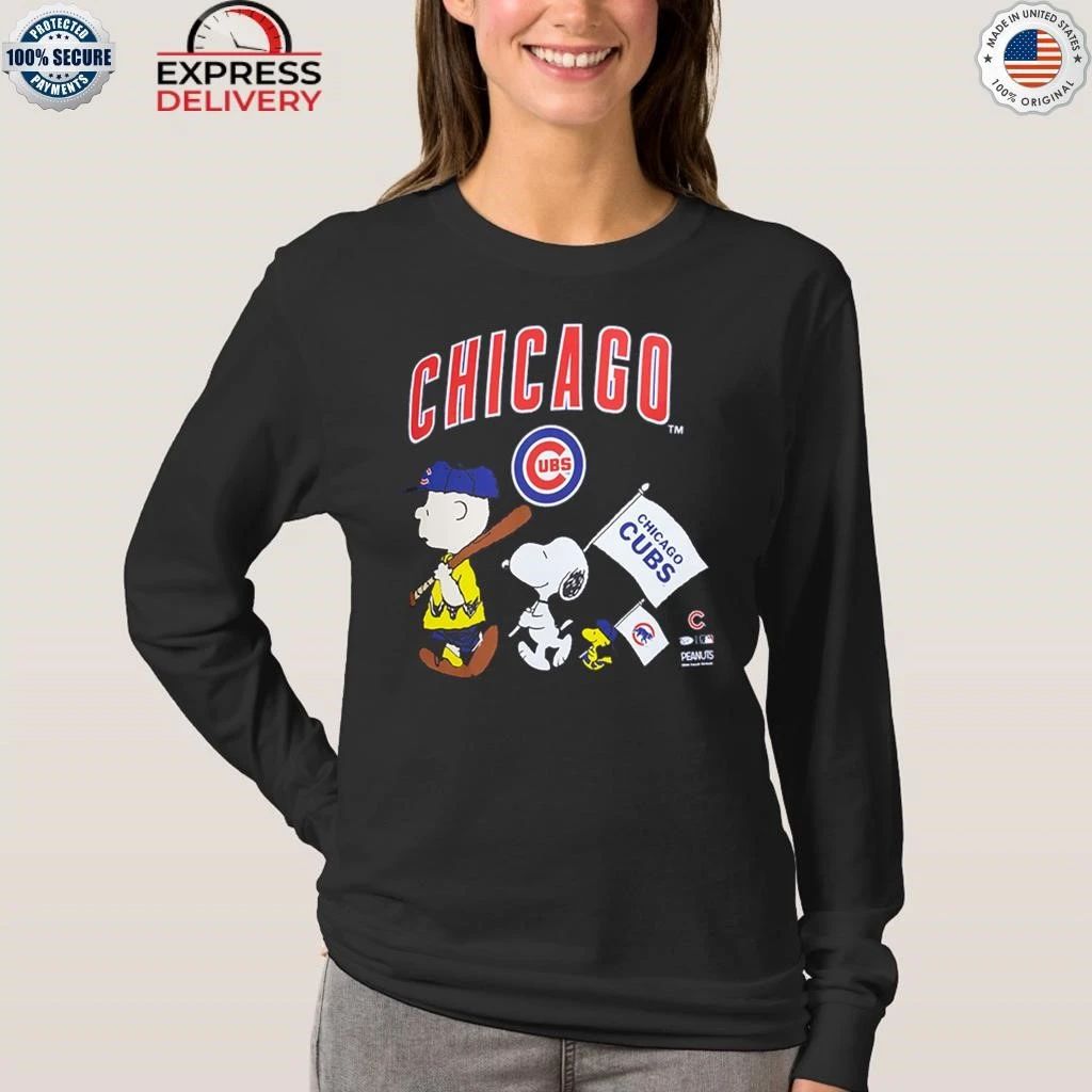 Chicago Cubs Peanuts Flag Shirt