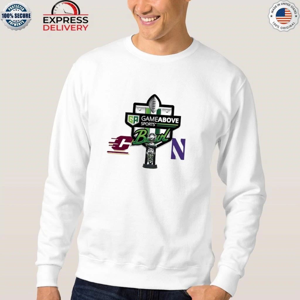 GameAbove Sports Bowl Matchup Central Michigan Chippewas Vs Northwestern Wildcats On December 26 2025 Shirt