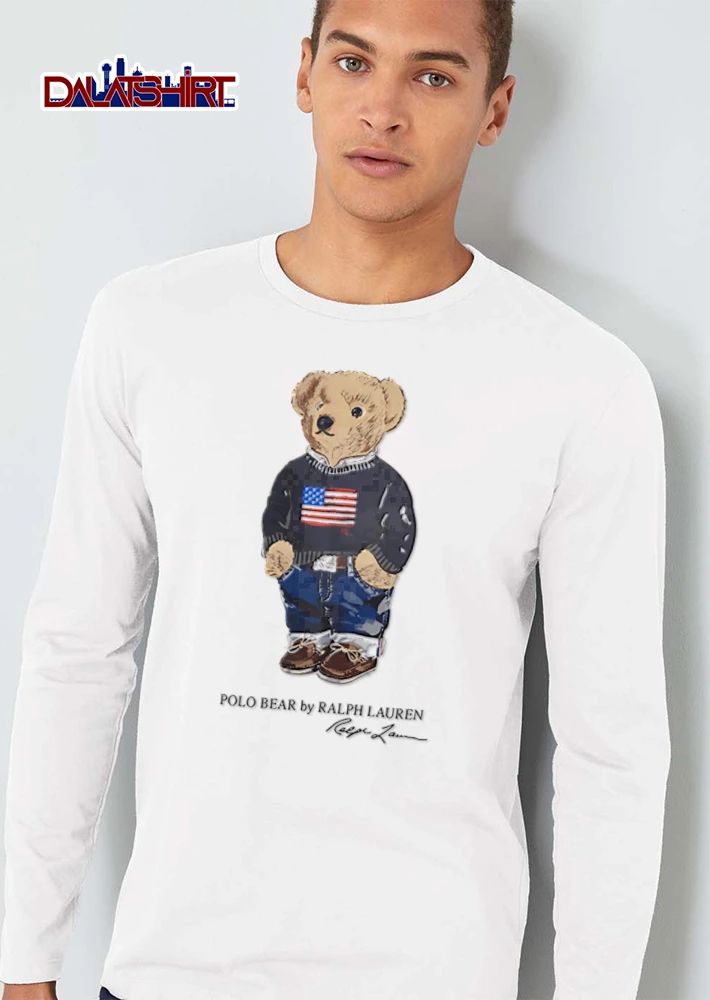 Polo Bear By Ralph Lauren Teddy American Flag Sweater Jeans shirt