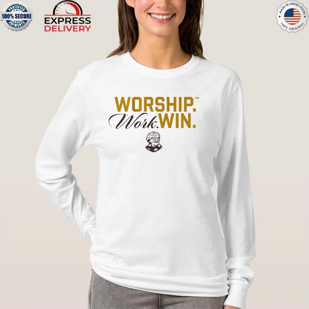 The Sister Jean Legacy Collection Worship Work Win Shirt