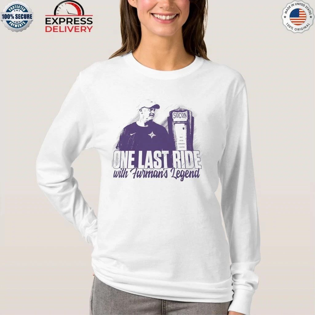 One Last Ride With Furman’s Legend SoCon Shirt