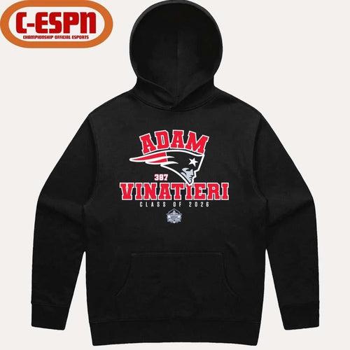 Adam Vinatieri NE Patriots Class of 2026 Hall Of Fame Enshrinee T-Shirt