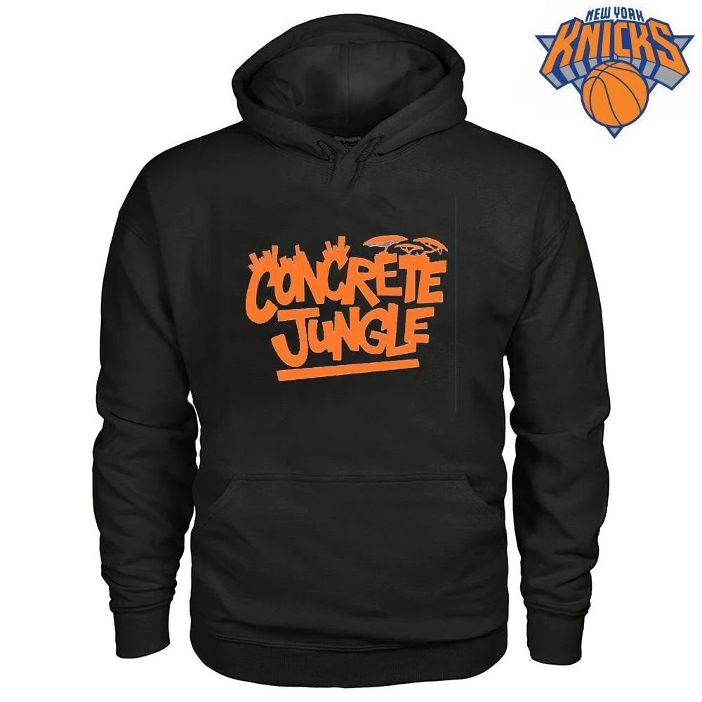 New York Knicks Concrete Jungle Retro Basketball Streetwear Graphic Tee NBA Finals 2026 Shirt