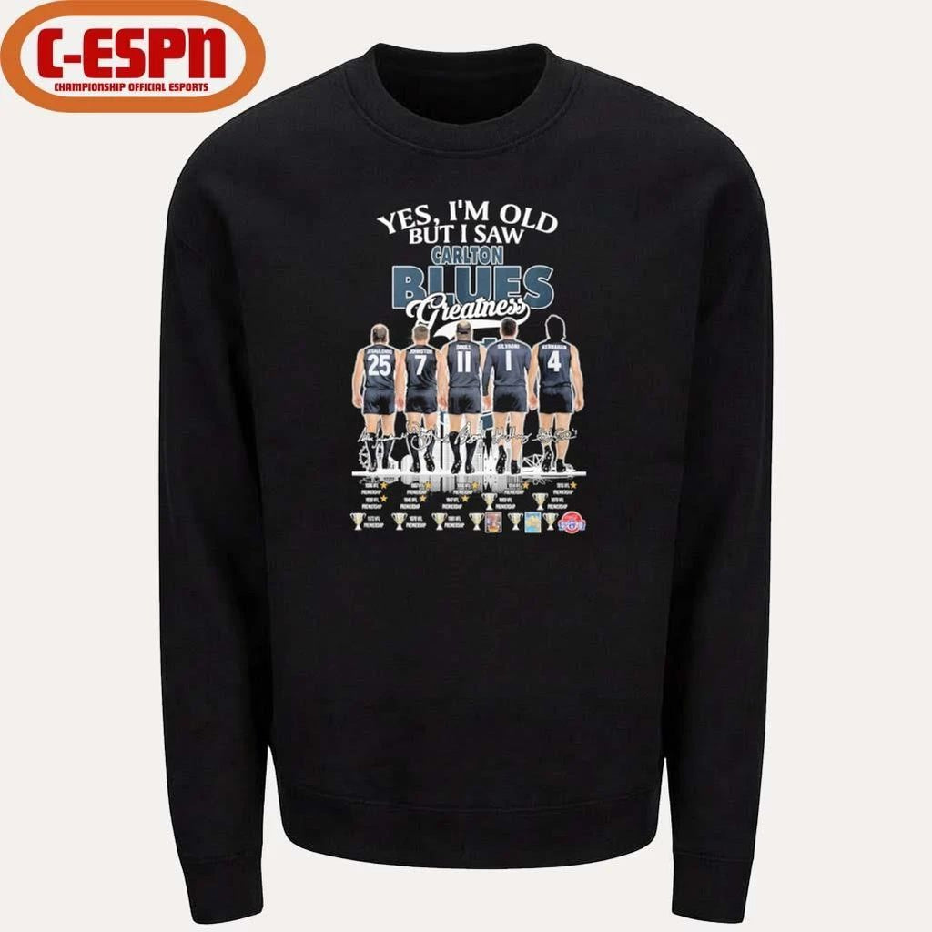 Yes, I’m Old But I Saw Carlton Blues Greatness Shirt