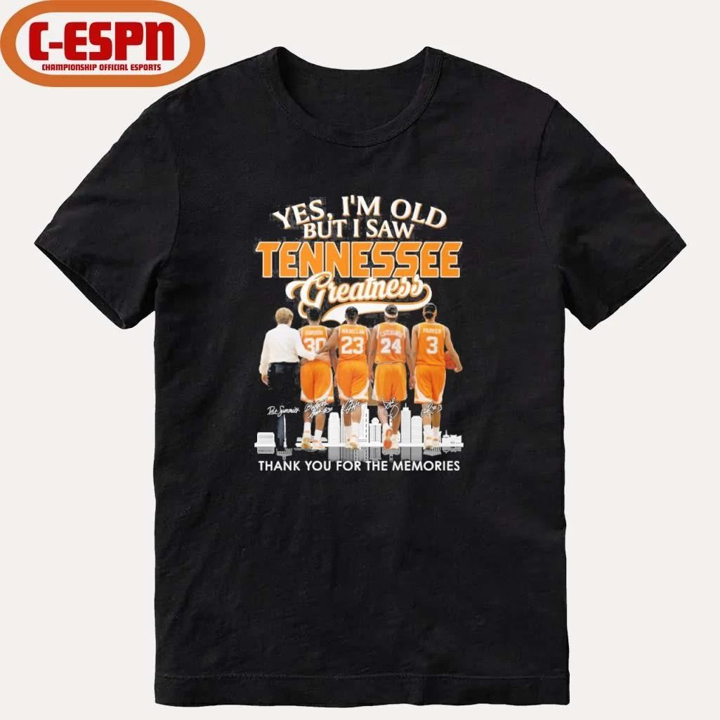 Yes, I’m Old But I Saw Tennessee Volunteers Basketball Greatness Shirt