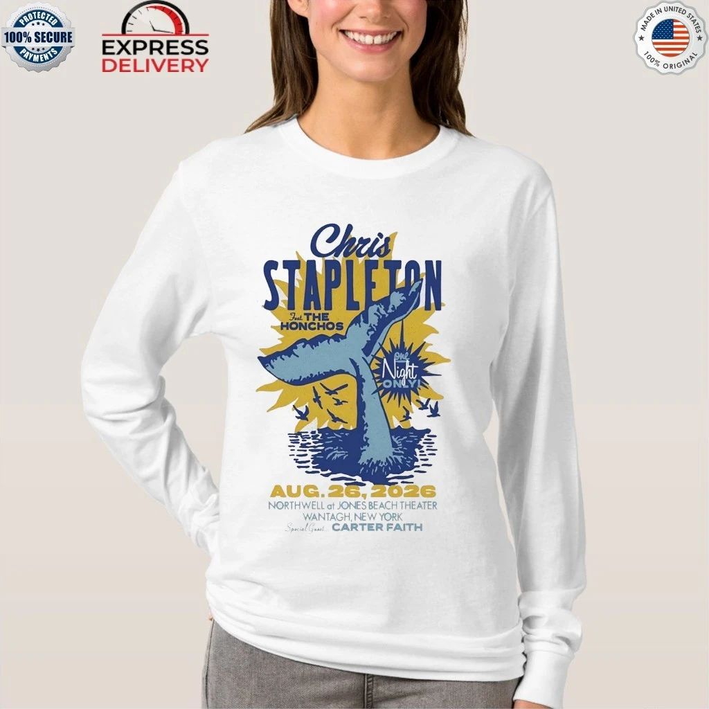 Chris Stapleton Jones Beach Theater 2026 Tour Wantagh NY August 26th Shirt