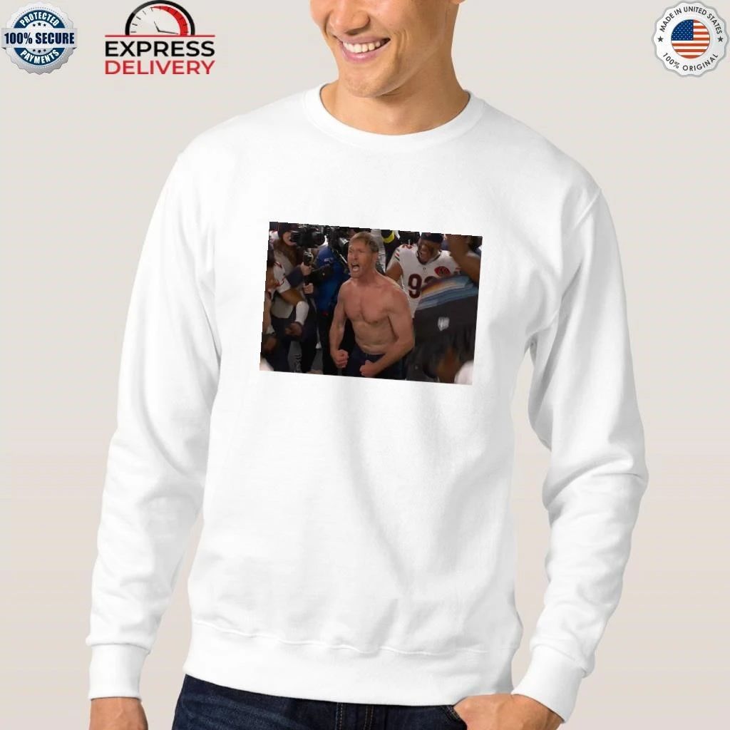 Bears Coach Ben Johnson Take Off shirt