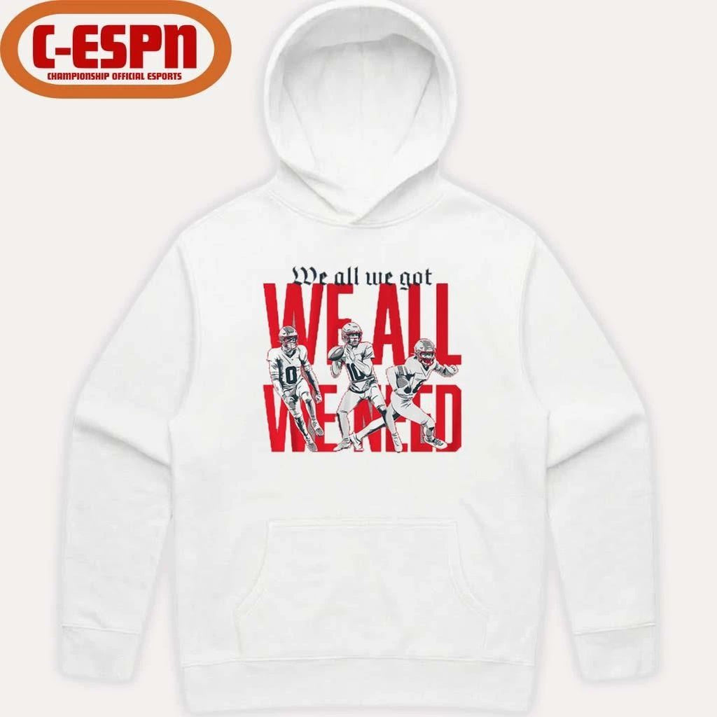 New England Football We All We Got We All We Need AFC Championship Shirt